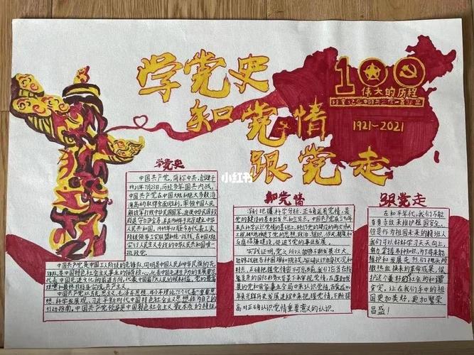学党史手抄报_手抄报_人文_阅读