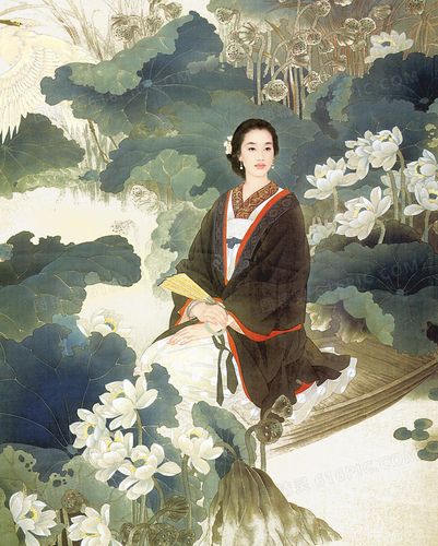关键词:              工笔人物画国画美女美女肖像画中国画
