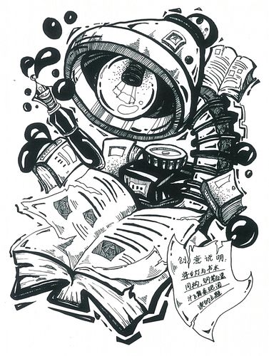 2016北服创意速写 优秀作品