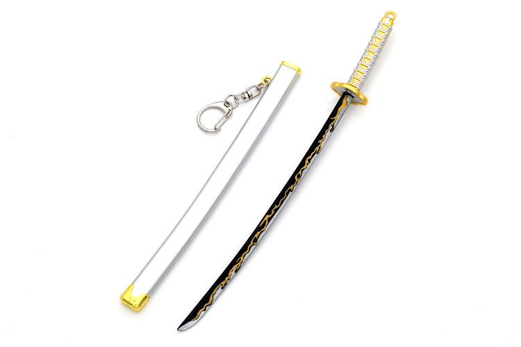 鬼灭之刃兵器周边灶门炭治郎日轮刀虫蛀蝴蝶忍鞘刀武器模型