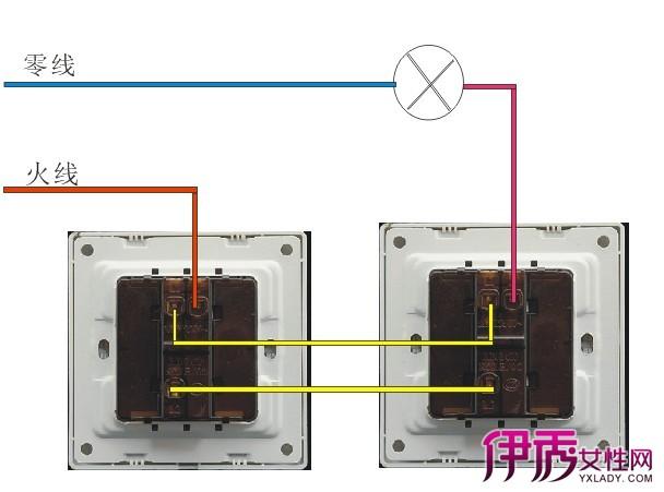 楼梯开关接线图解 双联双控接线法指南