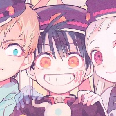 动漫三人组头像带字