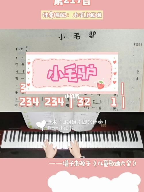 经典儿歌即兴伴奏《小毛驴》/钢琴_伴奏_钢琴_泉州攻略_即兴伴奏_娱乐