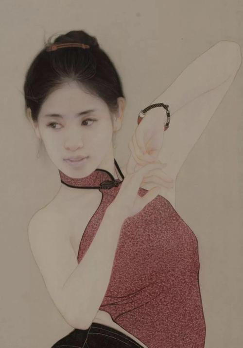 范春晓工笔人物画诗与梦的交融