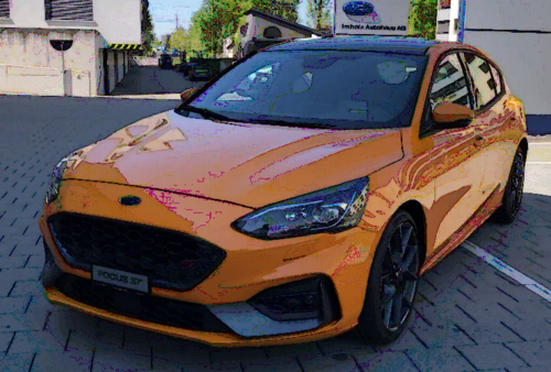 实拍欣赏2020款福特福克斯st像高尔夫gti一样大名鼎鼎