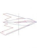 b2隐形轰炸机简笔画图片飞机简笔画图片