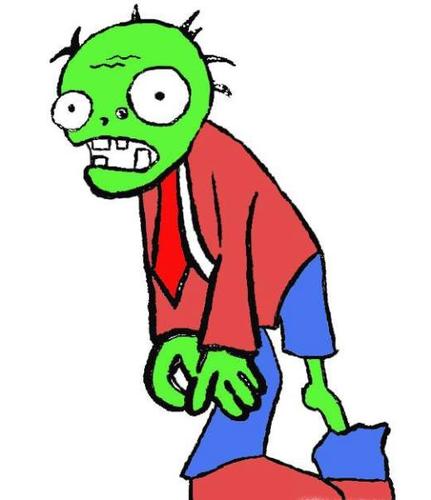 简笔画画植物大战僵尸