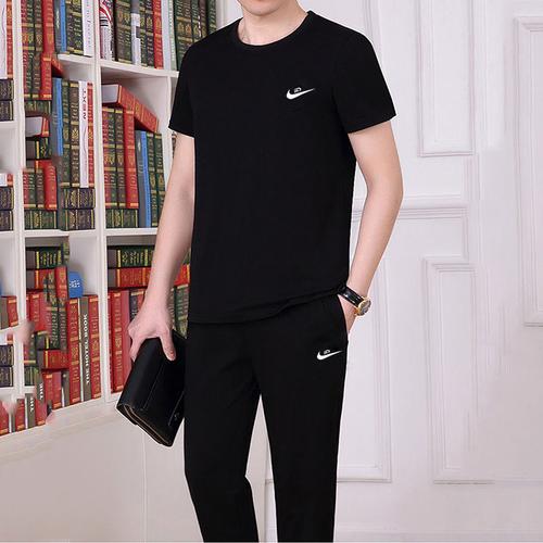 跑步男装短裤件套短袖运动套装耐克恩施