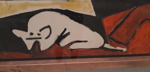 毕加索画中的猫