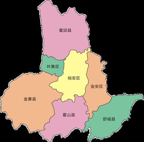 六安的行政区划命名由来