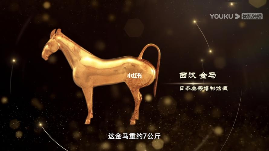 金马(西汉 日本美秀博物馆藏)目前发现的唯一纯金的汉马.