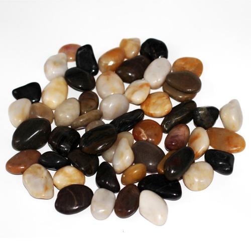 精居坊五彩色天然鹅卵石南京雨花石原石多肉花盆鱼缸装饰石头小石子