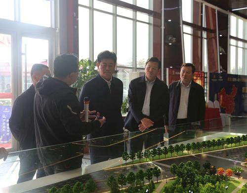 章丘区委马书记一行莅临章丘国际建材家居城调研指导