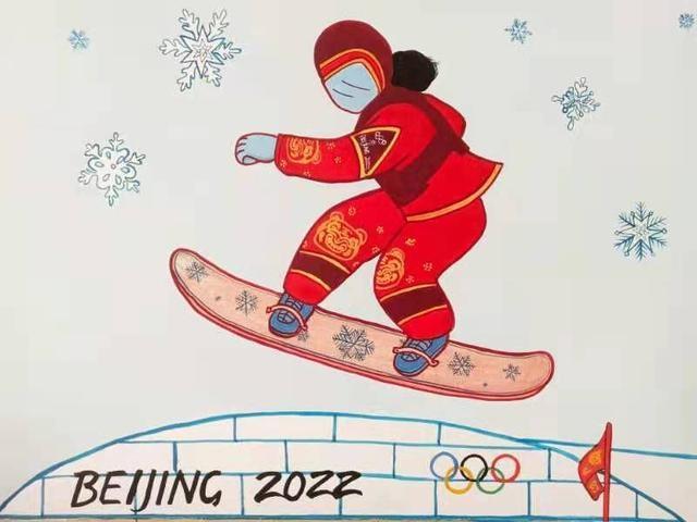 绘冰雪运动农民画助力北京冬奥会