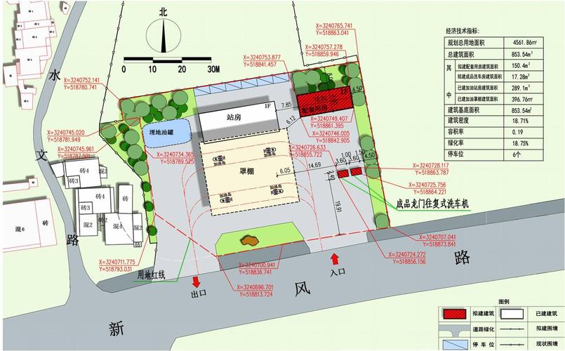 景德镇市新风路加油站配套设施提升改造项目公示牌