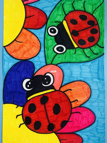 七星瓢虫_儿童画_文化_绘画