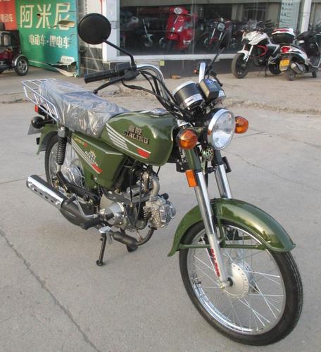 重庆嘉陵70cc摩托车男士跨骑直梁外卖车快省油王电启动电喷国四