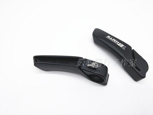 铝合金自行车副把 山地车副把把手牛角羊角小付把套单车车把配件_7折