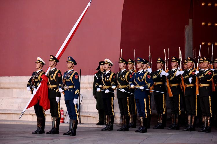 2018年1月1日天安门广场升国旗仪式,全新亮相的中国人民解放军仪仗队!