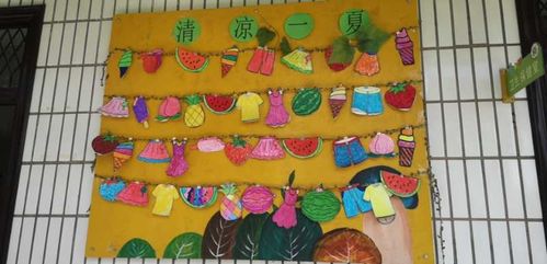 其它 清凉一夏 写美篇   这是小二班的主题墙:调查了夏天的用品有哪些