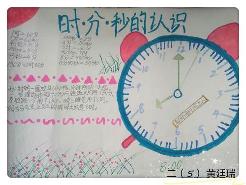 "时间"系列三:手抄报