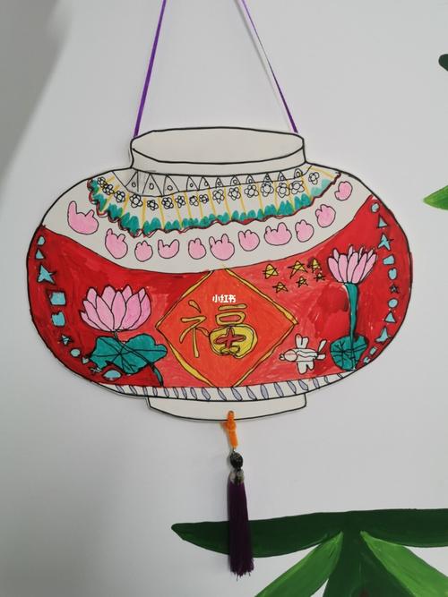 创意儿童画《灯笼》_绘画_文化_绘画