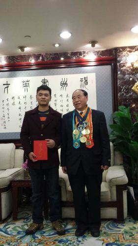 吉尼斯世界名人厉恩海在北京饭店参加联谊活动,全国劳动模范,孙有华