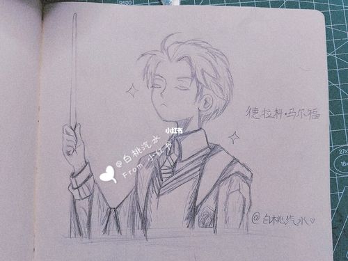 德拉科·马尔福手绘_手绘_德拉科马尔福_文化_绘画