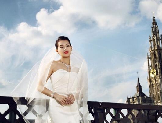 胡杏儿大婚两人浪漫甜蜜婚纱照曝光组图