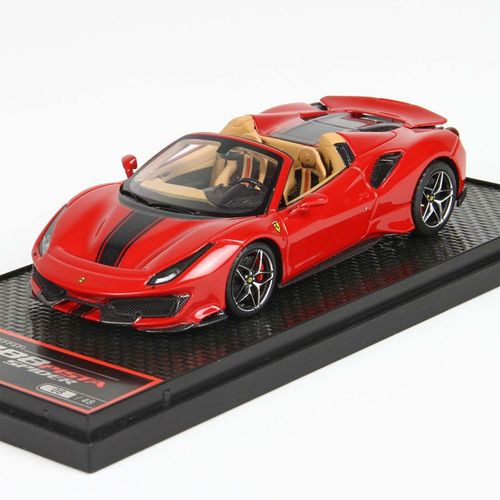 法拉利488pista spider,法拉利f8 spider bbr 1/43 法拉利 ferrari 488 pista spider 红色