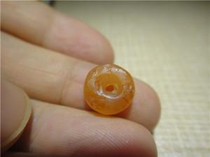 西玛〓千年西亚高古老玛瑙扁珠磨盘珠 西亚老玛瑙珠子 西玛珠18