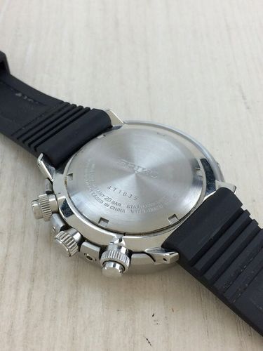 精工seiko v175-0bz0 / 太阳能 计时码表 / / 指针式 / 橡胶 / slv