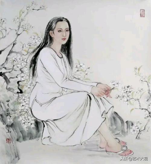 女画家于东华人物画作品欣赏