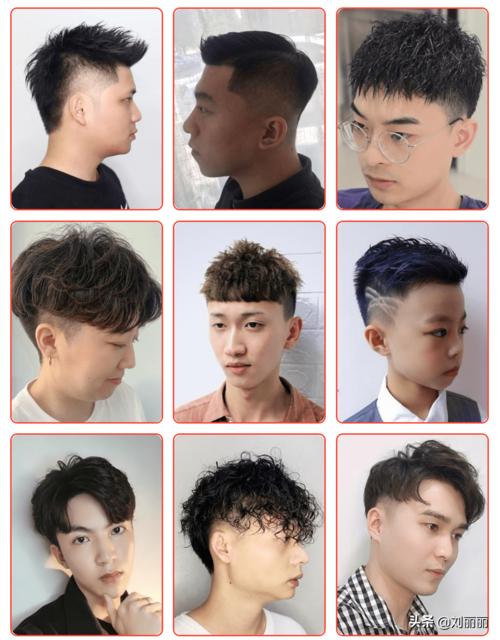 三七分或者二八分都很不错, 最好能够结合纹理烫,蓬松还有线条感