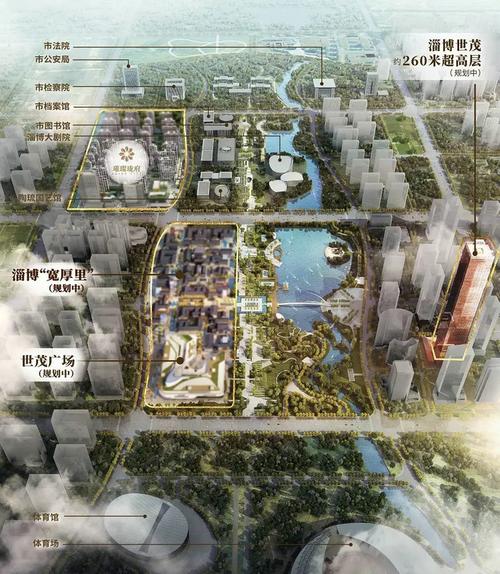 淄博cbd中央活力区:致献城市伟大的一平方公里