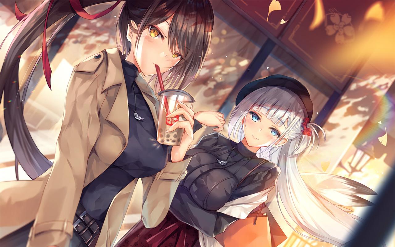 碧蓝航线性感同人插画桌面壁纸