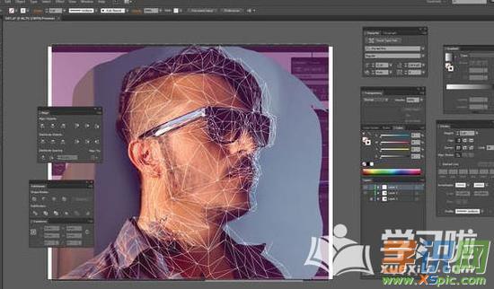 ps立体照片人物教程_用ps把真人头像照片制成立体棱形