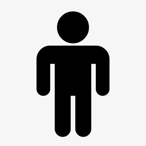 男厕所标志图标