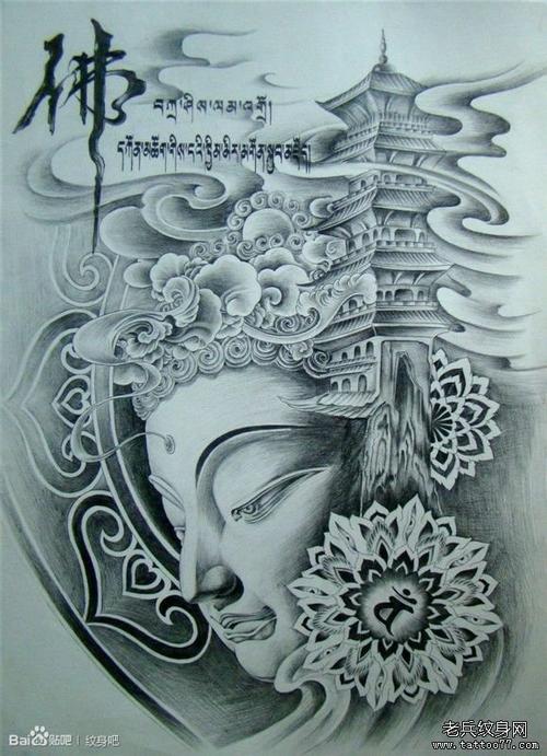 传统佛纹身图案
