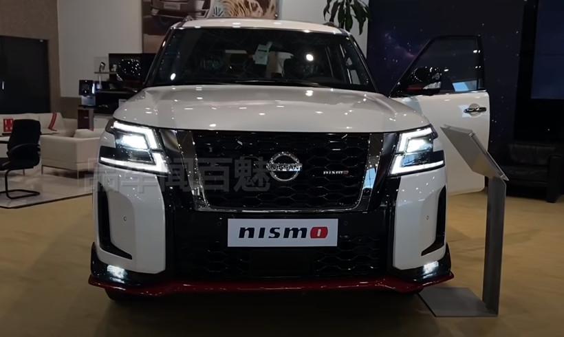 新款日产途乐nismo版本进店,运动套件加持,造型霸气,配v8动力