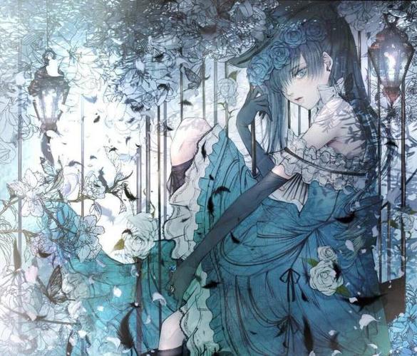 动漫人物绘画,这种画风美炸了,画师kuroe作品欣赏