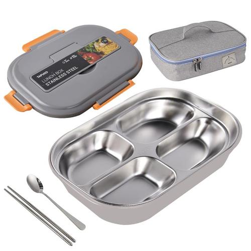 日本泰福高tafuco304不锈钢注水保温饭盒便当盒学生密封防漏便携餐盒