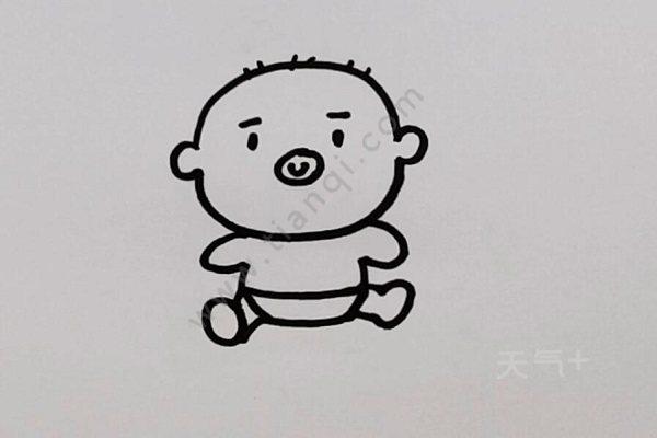 可爱的小婴儿怎么画 小婴儿简笔画大全可爱