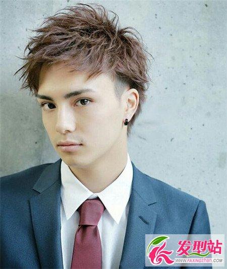 新潮男生烫发图片 纹理烫定位烫毛碎烫