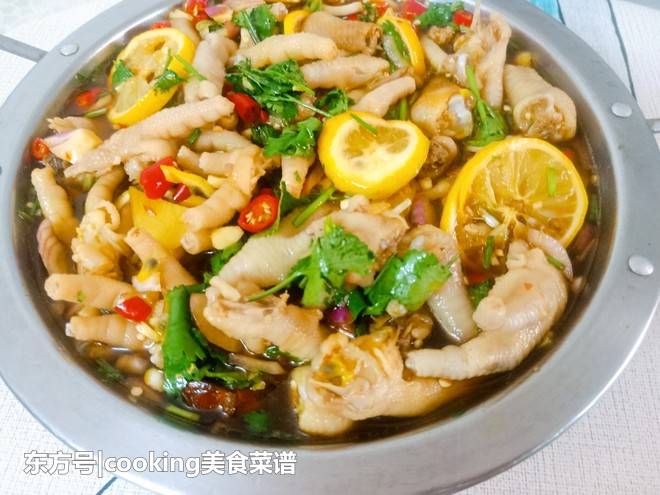 开胃鸡爪菜谱,百香果柠檬鸡爪,做法简单,美味营养,吃不够