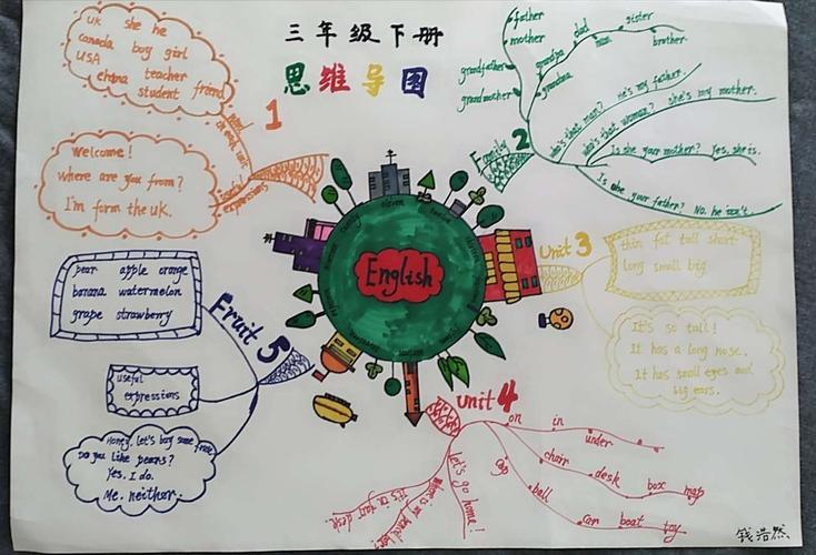 三年级下册思维导图范例