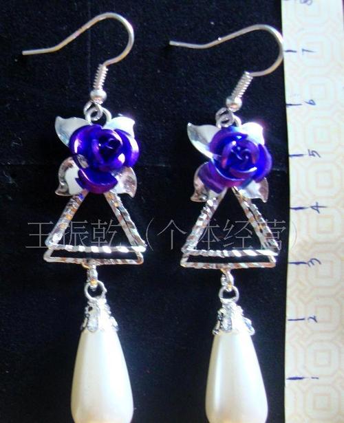 义乌饰品批发时尚精品珍珠耳环 厂家直销