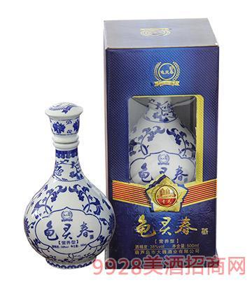 龟灵春青花瓷酒