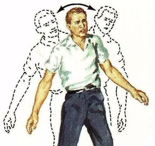 稳,走路时步基加宽,左右摇摆,不能直线前进,蹒跚而行,又称为醉汉步态