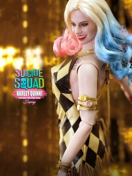 《x特遣队》小丑女(金色舞衣版) 1:6比例珍藏人偶官方实物图